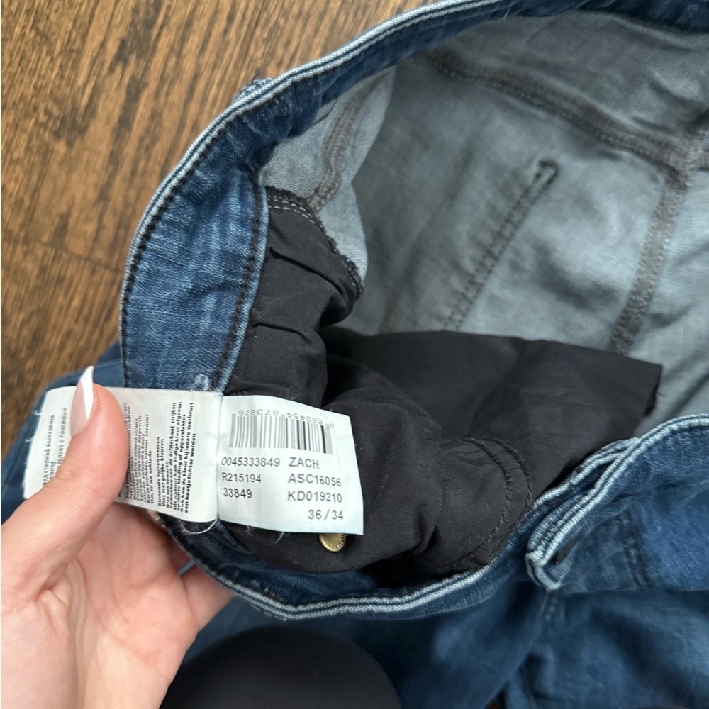 Mavi Zach Straight Leg Men's Blue Jeans - Picture 3 of 4